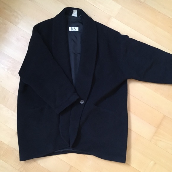 Wool coat (alpaca, lamb wool, silk blend) - Picture 2 of 5